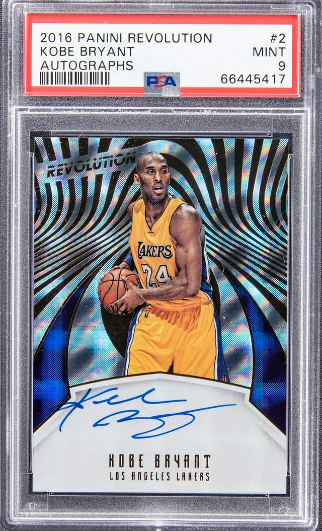 2016-17 Panini Revolution Kobe Bryant Autograph #2 card image