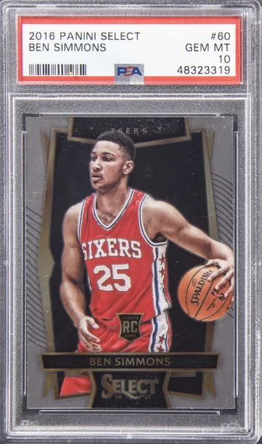 2016-17 Panini Select Ben Simmons #60 card image