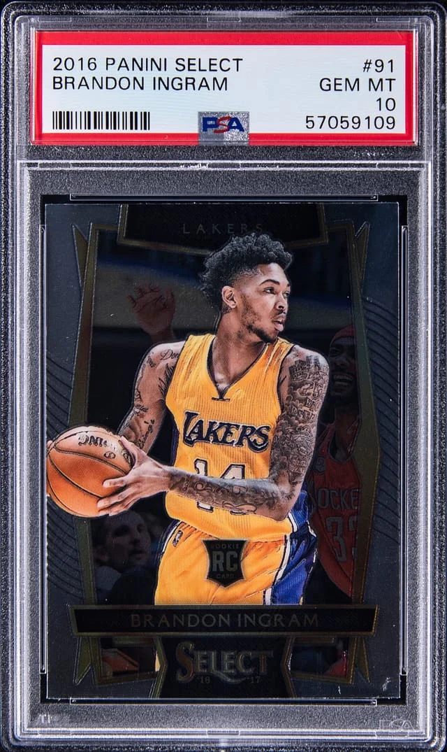 2016-17 Panini Select Brandon Ingram #91 card image