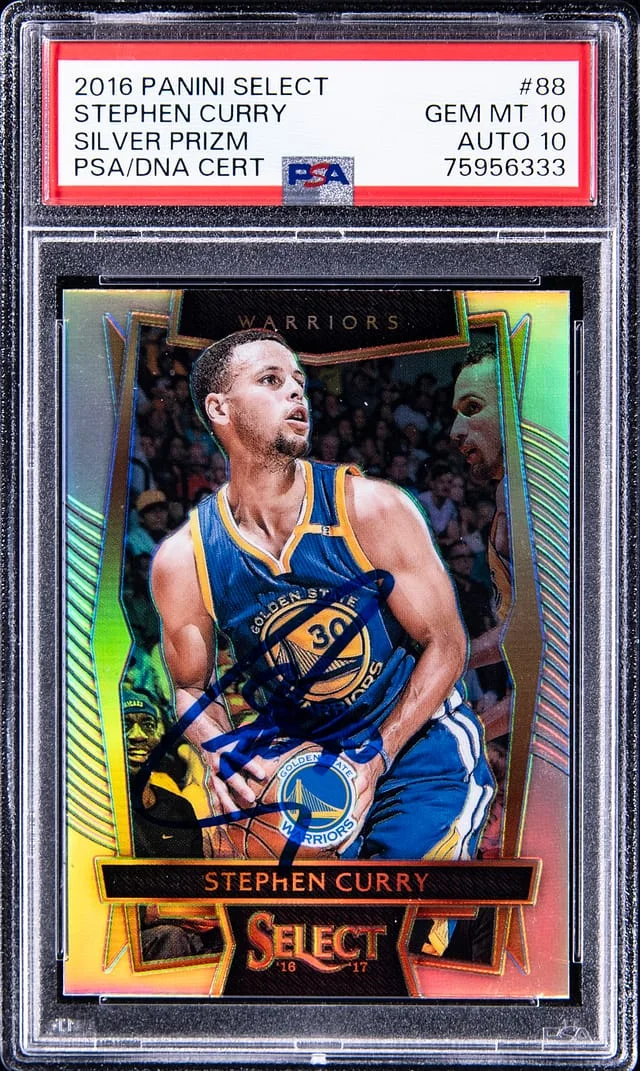 2016-17 Panini Select Stephen Curry Silver Prizm #88 card image