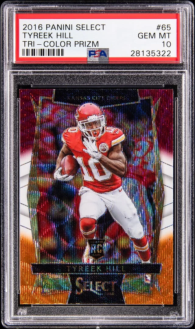 2016-17 Panini Select Tyreek Hill Tri-Color Prizm #65 card image
