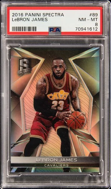 2016-17 Panini Spectra LeBron James #89 card image