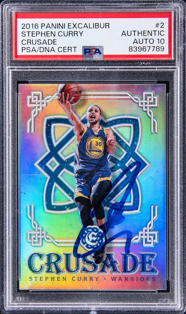 2016-17 Panini Stephen Curry Excalibur Crusade #2 card image