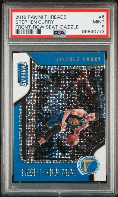 2016-17 Panini Stephen Curry Threads Front-Row Seat Dazzle #6 card image