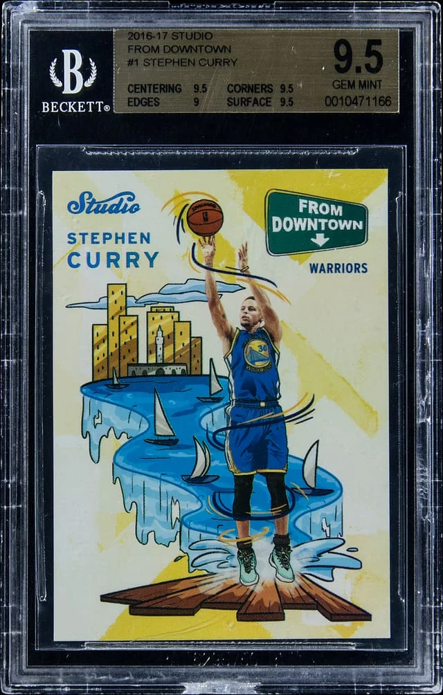 2016-17 Panini Stephen Curry Studio From Downtown #FD1 card image