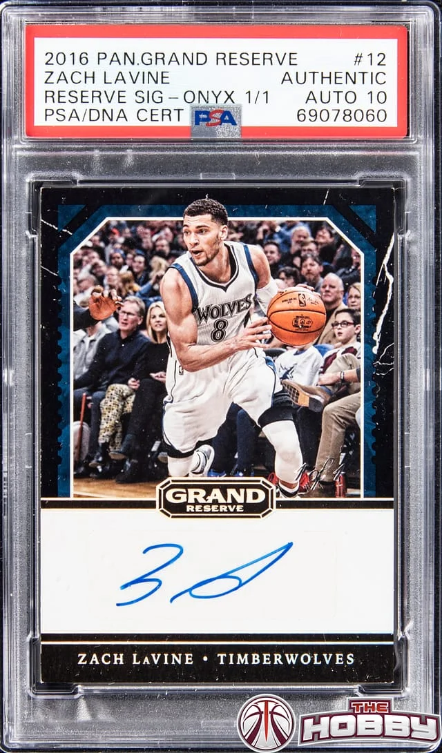 2016-17 Panini Zach Lavine Grand Reserve Onyx #12 card image