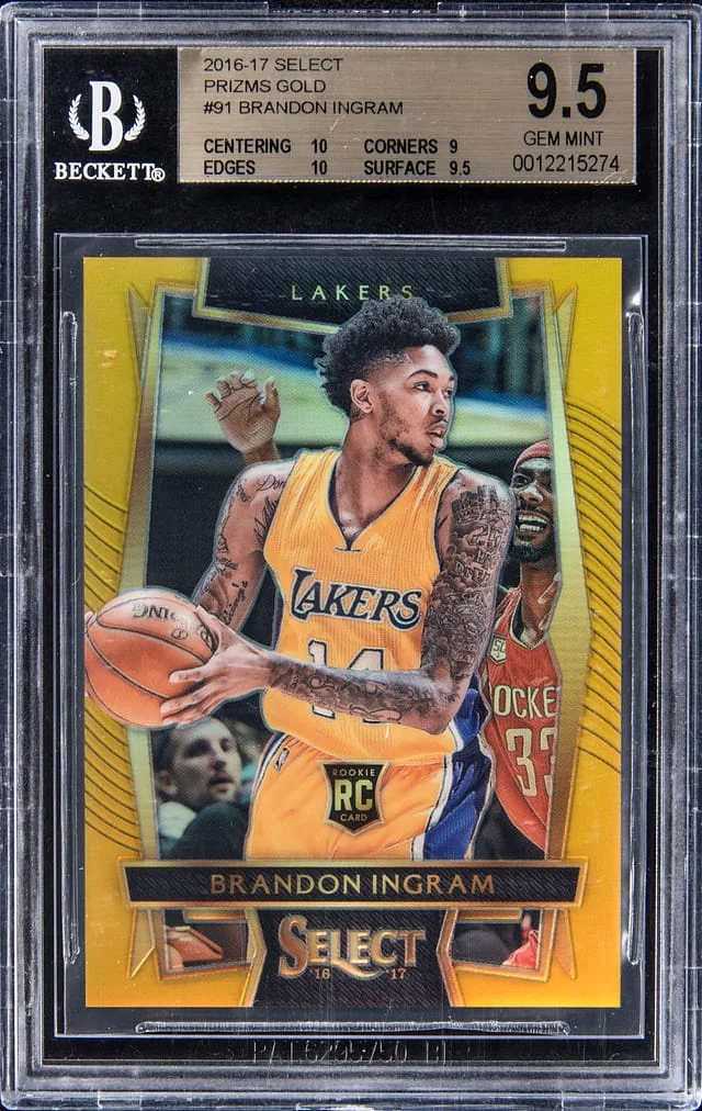 2016-17 Select Brandon Ingram Prizms Gold #91 card image