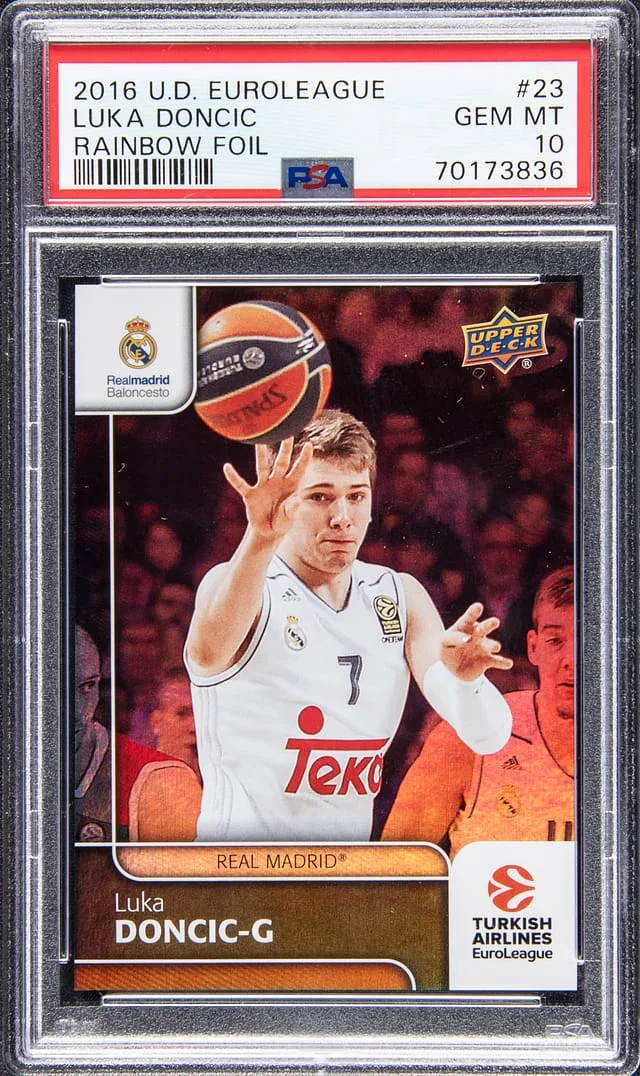 2016-17 Upper Deck Luka Doncic Euroleague Rainbow Foil #23 card image