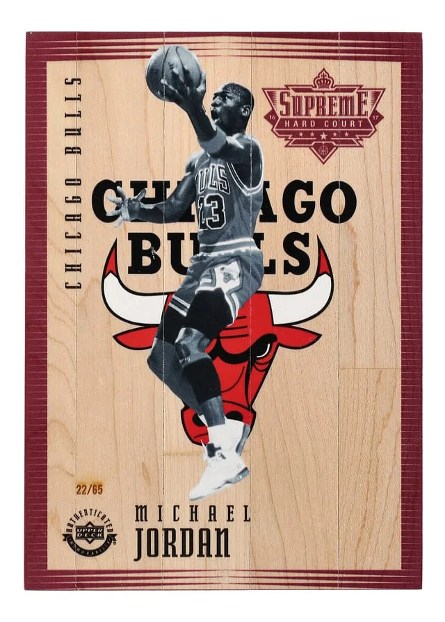 2016-17 Upper Deck Michael Jordan Game-Used Court Supreme Hard Court #BW-MJ card image