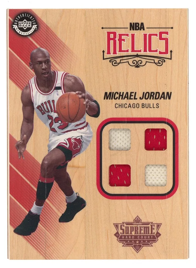 2016-17 Upper Deck Michael Jordan Game-Used Court, Supreme Hard Court NBA Relics #NBAR-MI card image