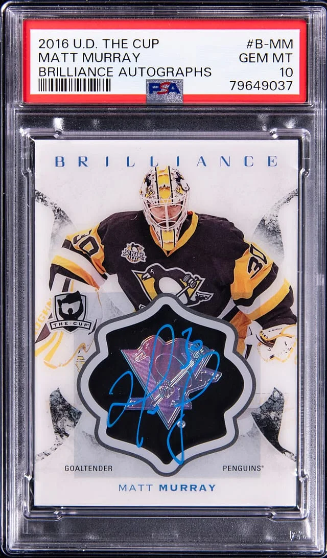 2016-17 Upper Deck The Cup Matt Murray Brilliance Autograph #B-MM card image