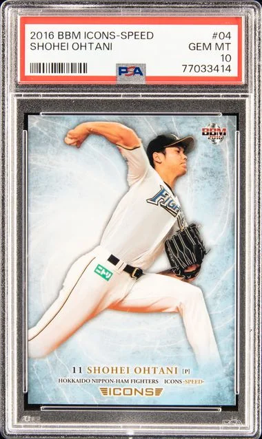 2016 Bbm Icons-Speed Shohei Ohtani #04 card image