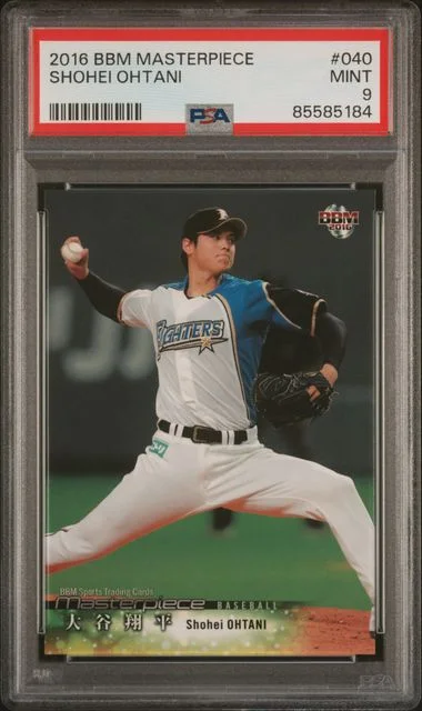 2016 BBM Masterpiece Shohei Ohtani #040 card image