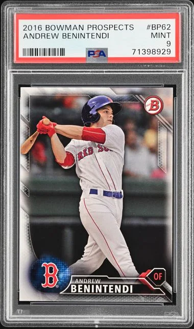 2016 Bowman Andrew Benintendi Prospects #BP62 card image