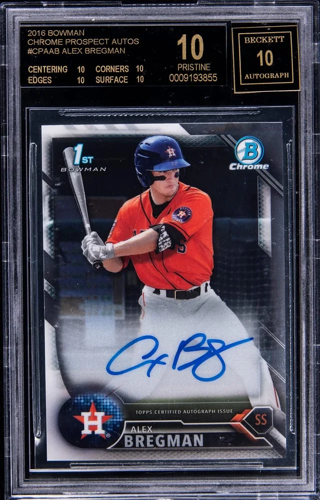 2016 Bowman Chrome Alex Bregman Prospect Autograph #CPA-AB card image