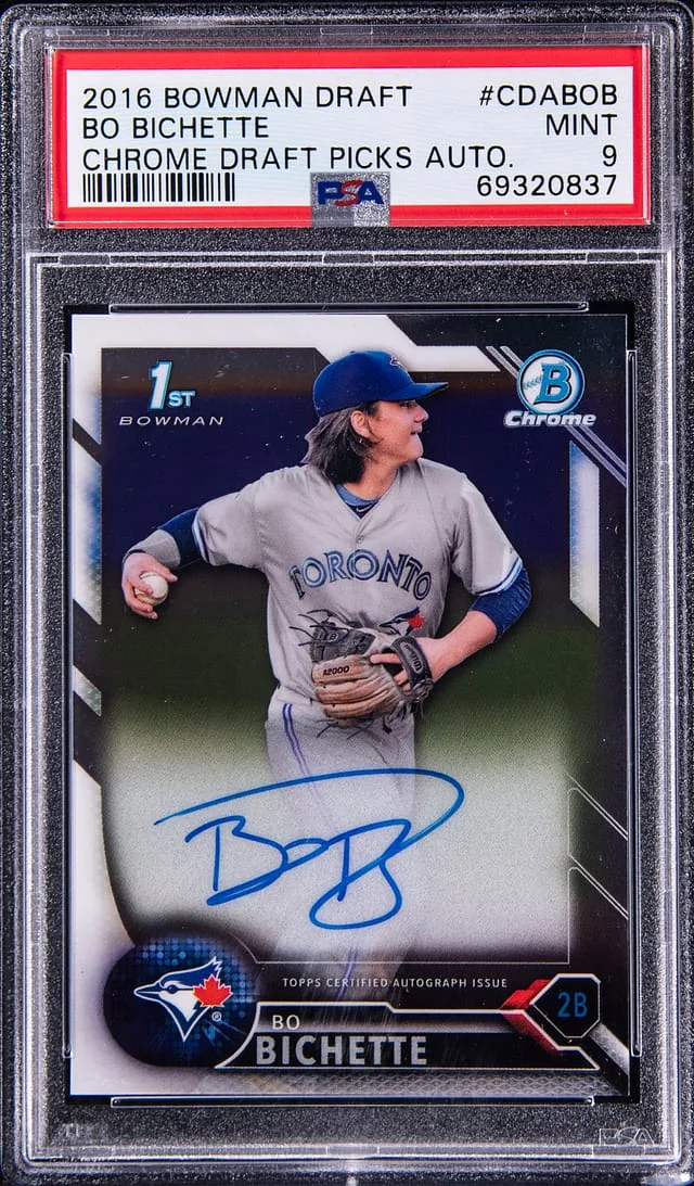 2016 Bowman Chrome Draft Bo Bichette Picks Autograph #CBABOB card image
