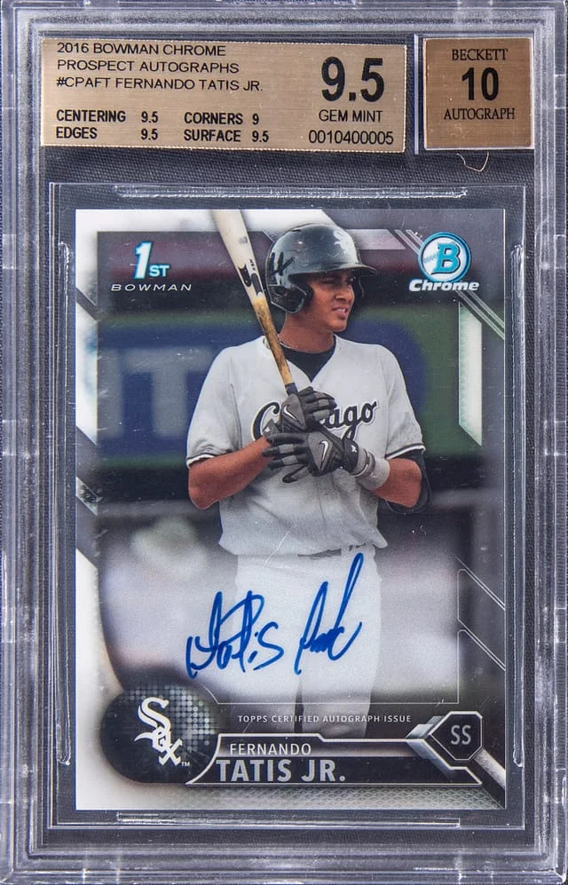 2016 Bowman Chrome Fernando Tatis Jr 1st Bowman Chrome #CPA-FT card image