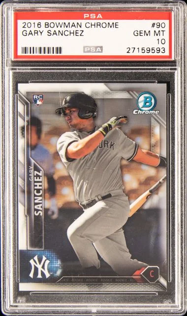 2016 Bowman Chrome Gary Sanchez #90 card image
