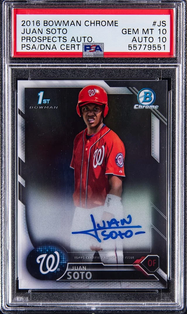 2016 Bowman Chrome Prospects Juan Soto Autograph #CPA-JS card image