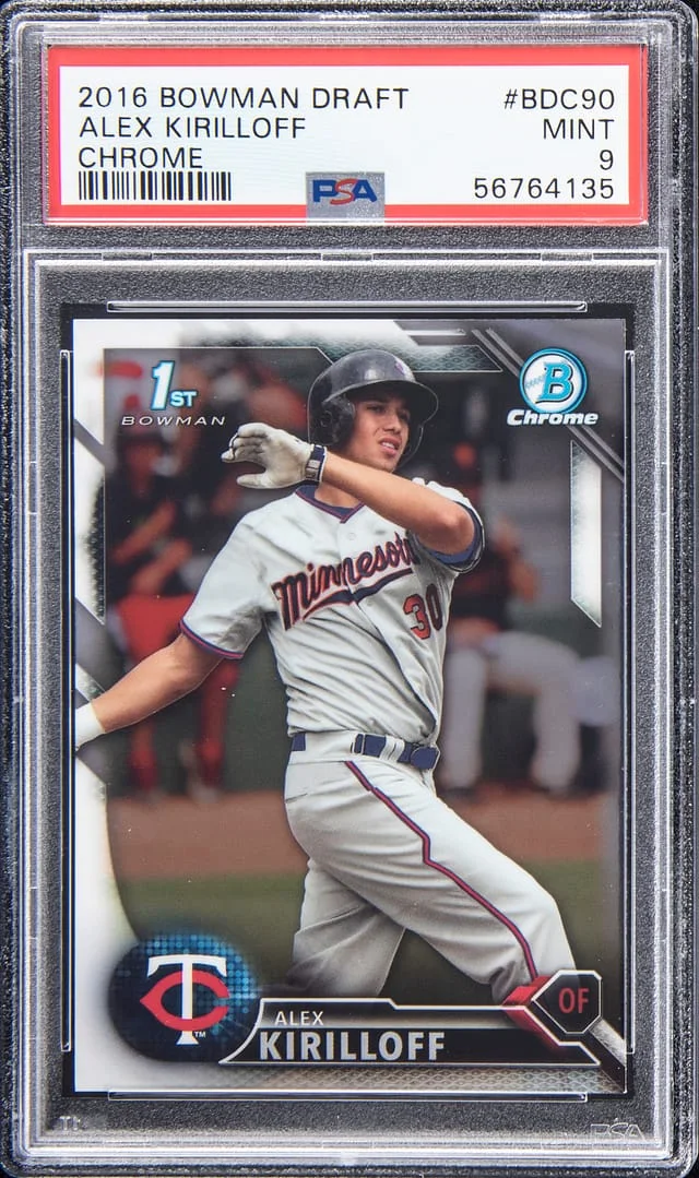 2016 Bowman Draft Alex Kirilloff Chrome #BDC-90 card image