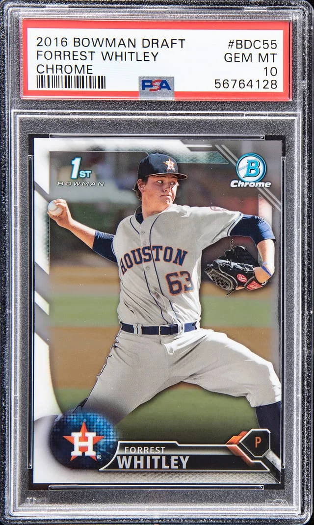 2016 Bowman Draft Forrest Whitley Chrome #BDC-55 card image