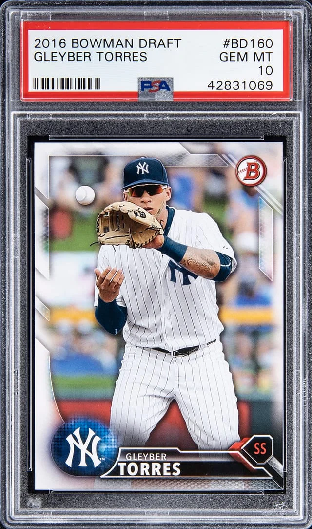 2016 Bowman Draft Gleyber Torres #BD-160 card image