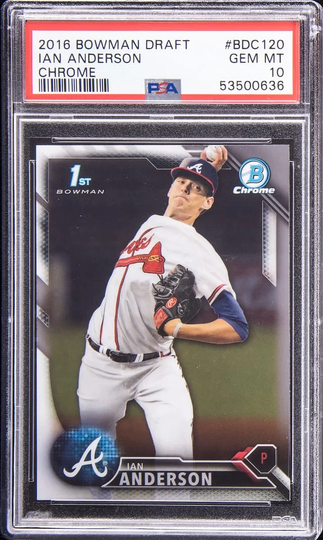 2016 Bowman Draft Ian Anderson Chrome #BDC-120 card image