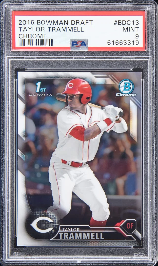 2016 Bowman Draft Taylor Trammell Chrome #BDC-13 card image