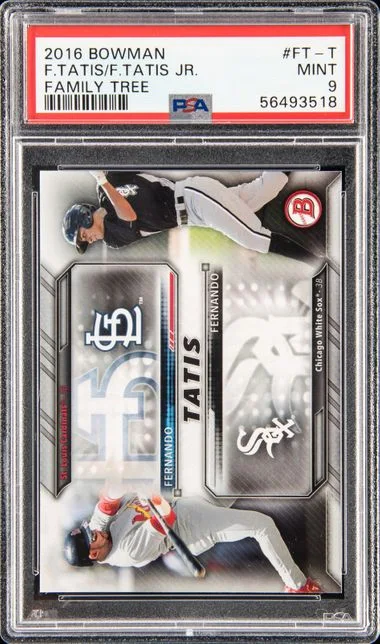 2016 Bowman Fernando Tatis/Fernando Tatis Jr. Family Tree #FT-T card image