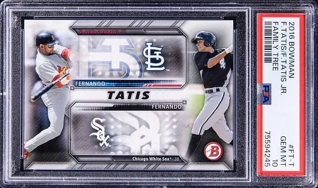2016 Bowman Fernando Tatis/Fernando Tatis Jr. Family Tree #FTT card image