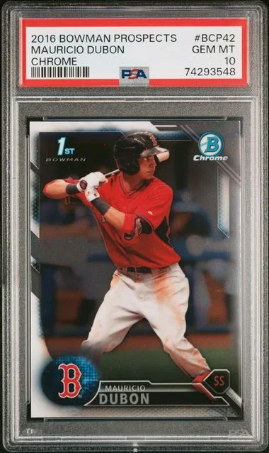 2016 Bowman Mauricio Dubon Prospects Chrome #BCP42 card image