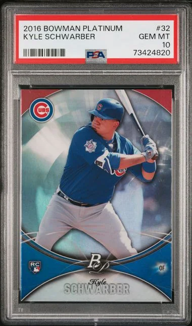 2016 Bowman Platinum Kyle Schwarber #32 card image