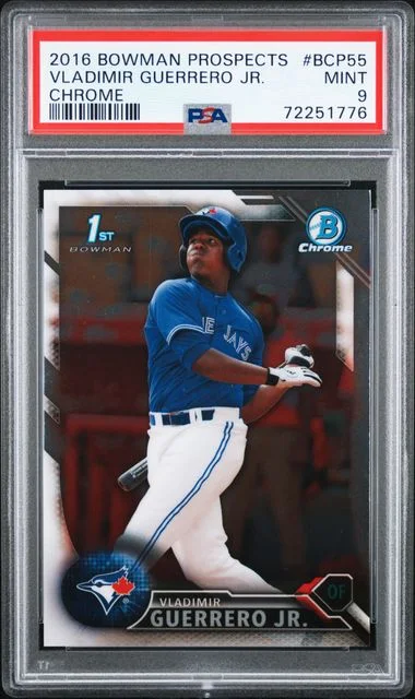 2016 Bowman Vladimir Guerrero Jr. Prospects Chrome #BCP-55 card image