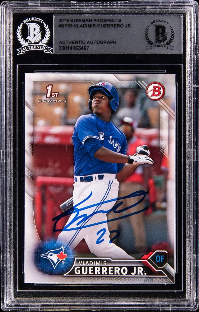 2016 Bowman Vladimir Guerrero Jr. Prospects #BP55 card image
