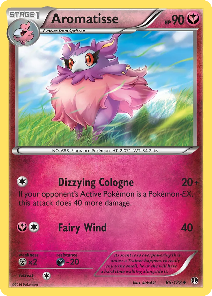 2016 BREAKpoint Aromatisse Uncommon #085/122 Uncommon card image