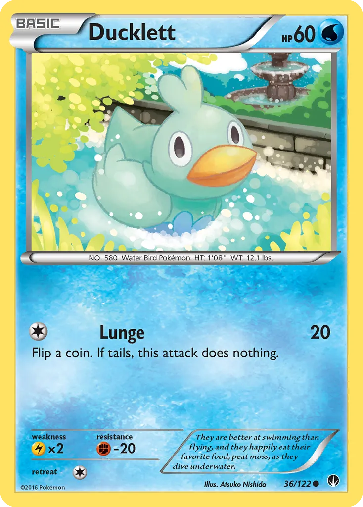 2016 BREAKpoint Ducklett Common #036/122 Common card image