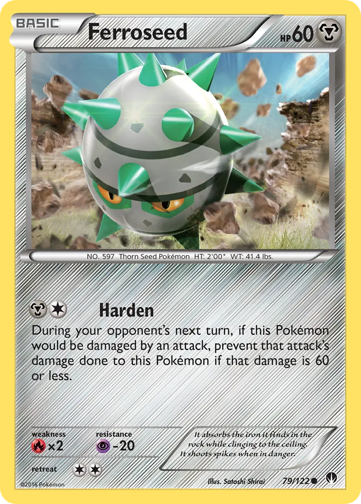 2016 BREAKpoint Ferroseed Common #079/122 Common card image