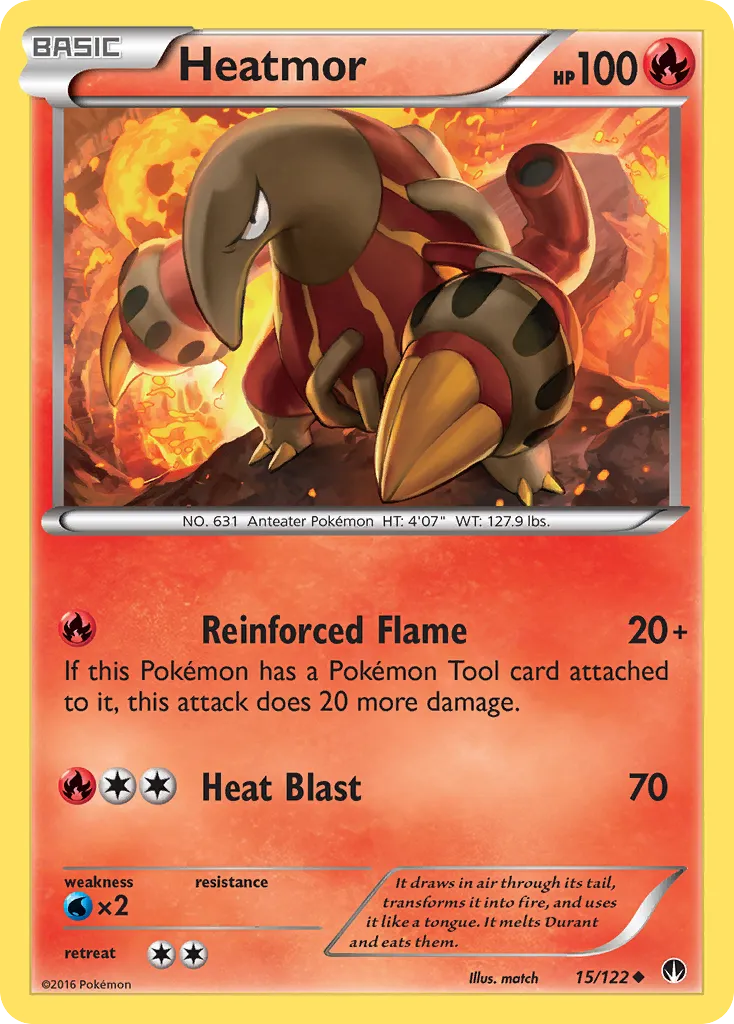 2016 BREAKpoint Heatmor Uncommon #015/122 Uncommon card image