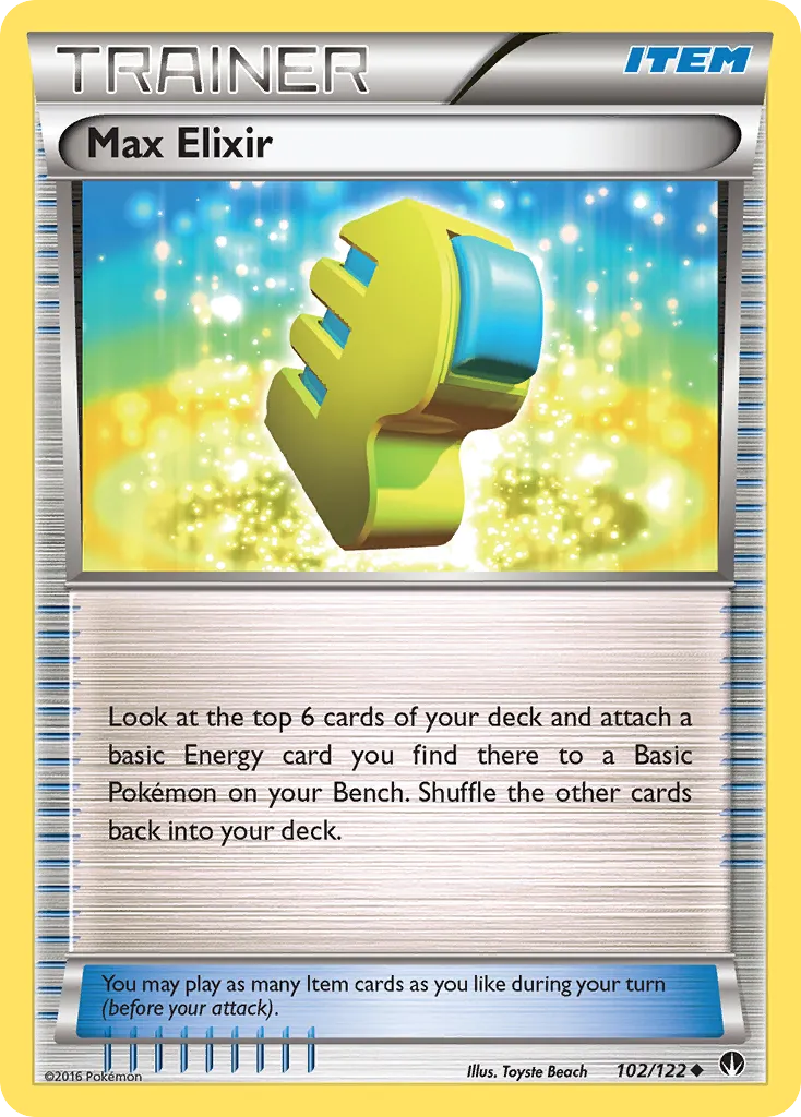 2016 BREAKpoint Max Elixir Uncommon #102/122 Uncommon card image