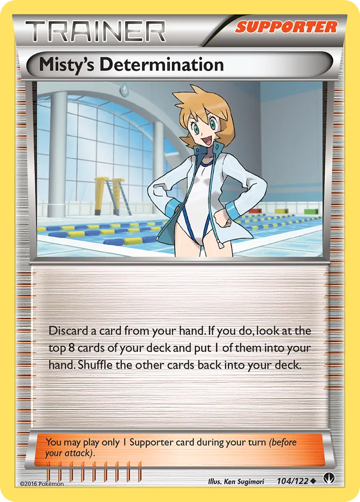2016 BREAKpoint Misty's Determination Uncommon #104/122 Uncommon card image