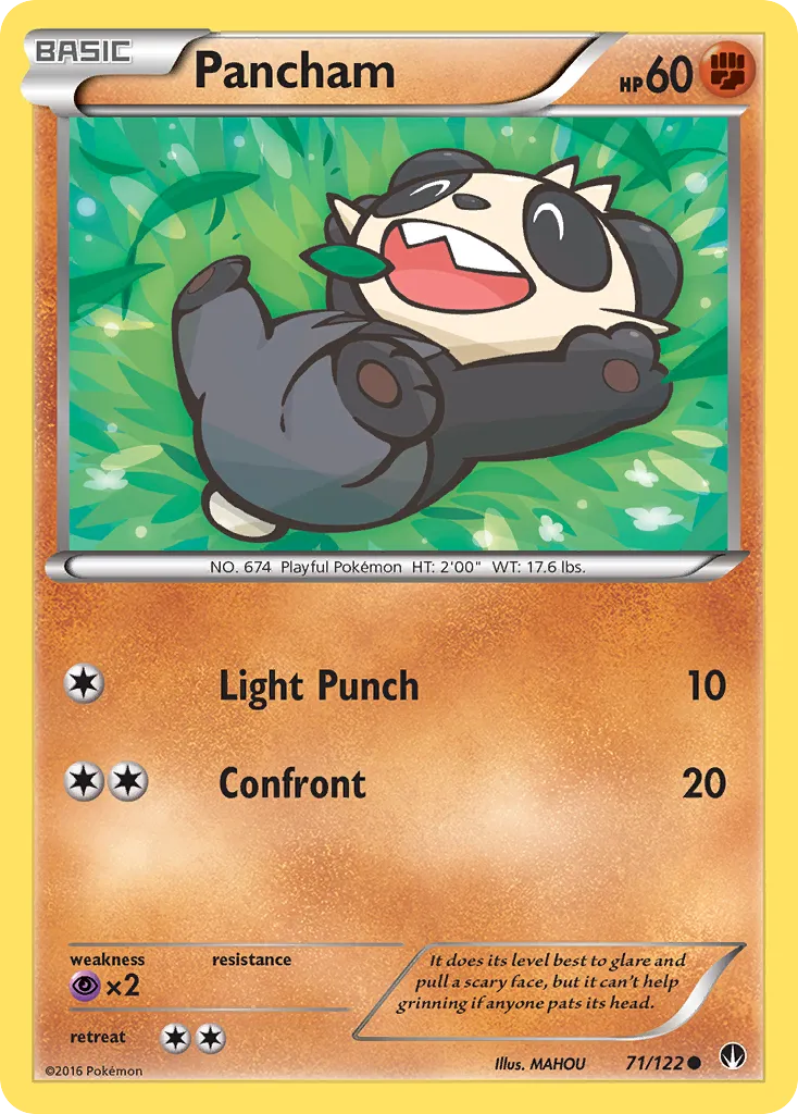 2016 BREAKpoint Pancham Common #071/122 Common card image