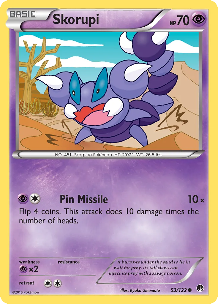 2016 BREAKpoint Skorupi Common #053/122 Common card image