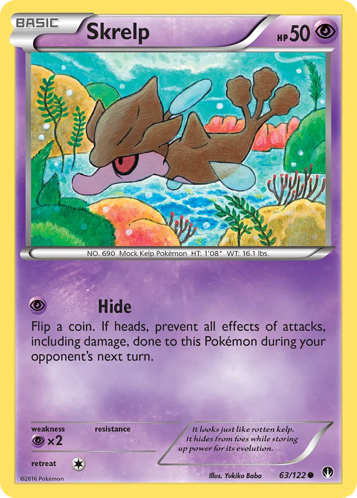 2016 BREAKpoint Skrelp Common #063/122 Common card image