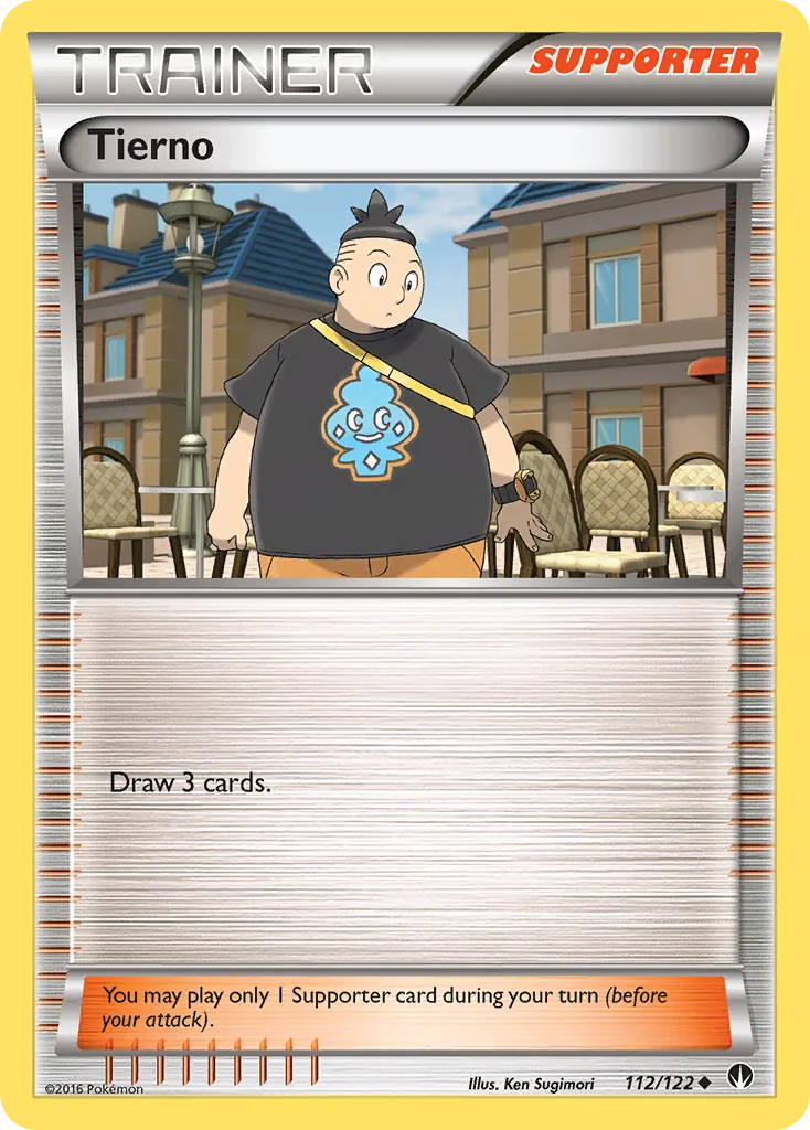 2016 BREAKpoint Tierno Uncommon #112/122 Uncommon card image