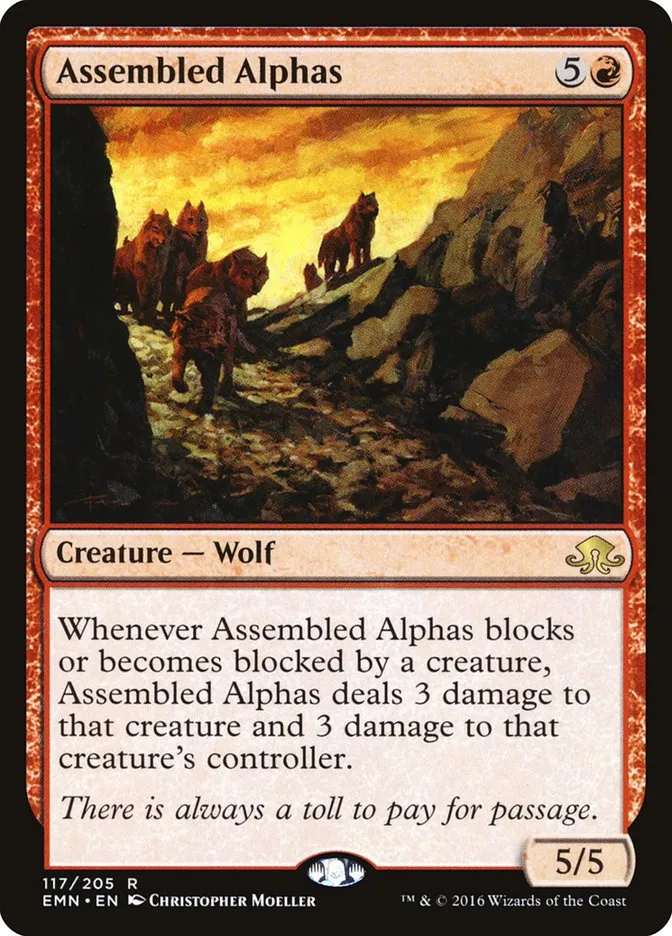 2016 Eldritch Moon Assembled Alphas rare #117 unlisted card image