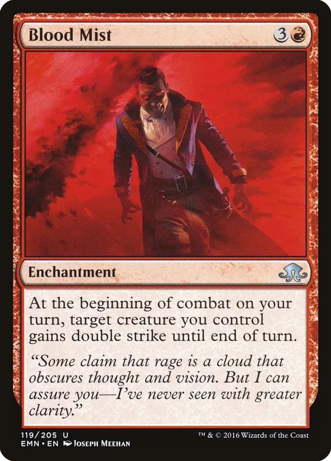 2016 Eldritch Moon Blood Mist uncommon #119 unlisted card image