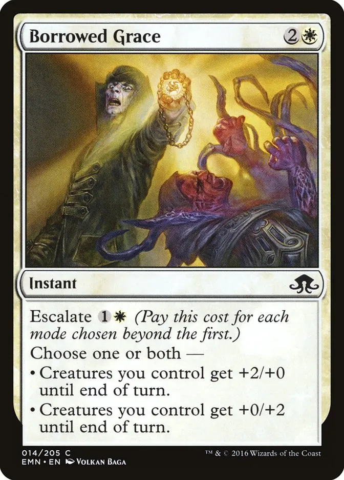 2016 Eldritch Moon Borrowed Grace common #14 unlisted card image