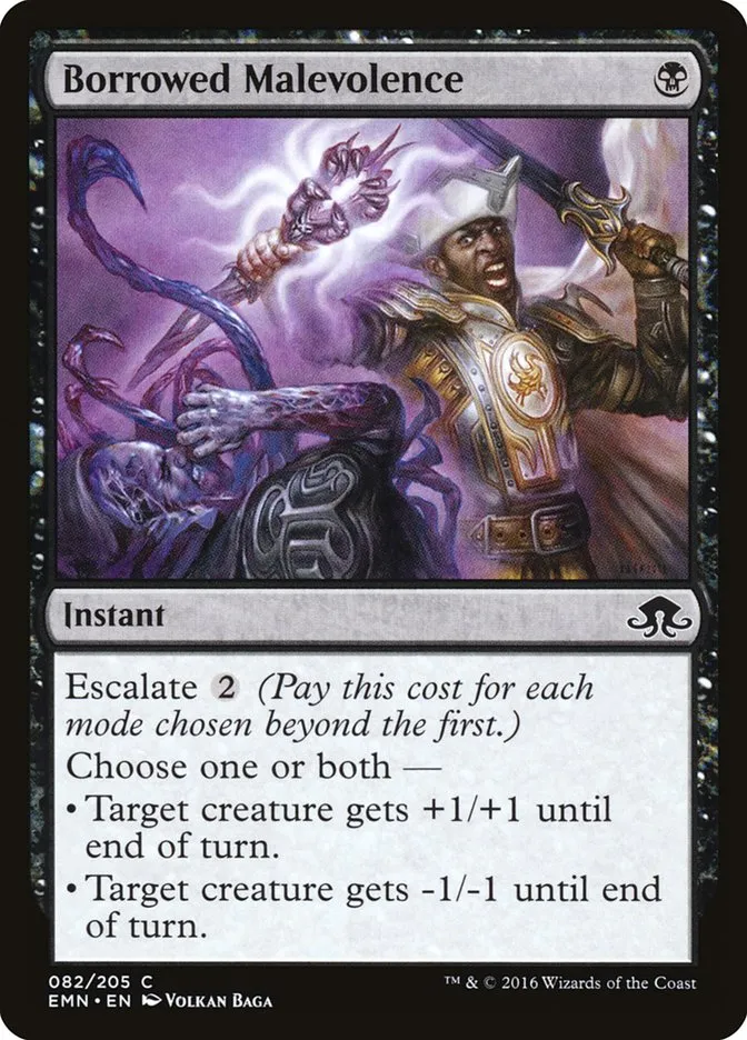 2016 Eldritch Moon Borrowed Malevolence common #82 unlisted card image