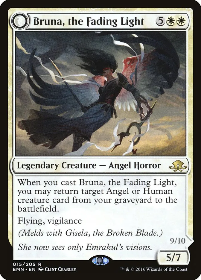 2016 Eldritch Moon Bruna, the Fading Light rare #15a unlisted card image