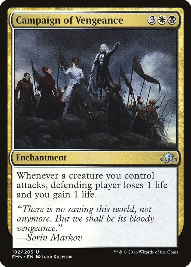 2016 Eldritch Moon Campaign of Vengeance uncommon #182 unlisted card image